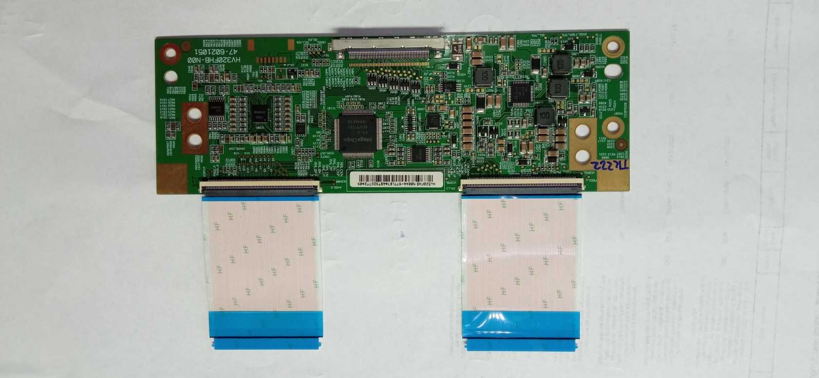 TK222 TOSHIBA 32L3863DG 10120712 TCON HV320FHB-N00 47-6021051